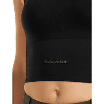 Brassiere Icebreaker Merino Blend 260 Seamless Rib Strappy Tank Women PINK QUARTZ