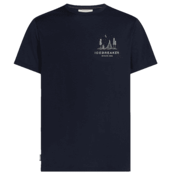 T-shirt a manches courtes Icebreaker Merino 150 Tech Lite SS Tee IB Wordmark Men Midnight Navy