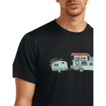 T-shirt a manches courtes Icebreaker Merino 150 Tech Lite SS Tee Transportage Men ATLANTIS