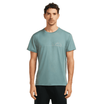 T-shirt a manches courtes Icebreaker Merino Blend Core SS Tee Single Line Camp Men BLUE ASH