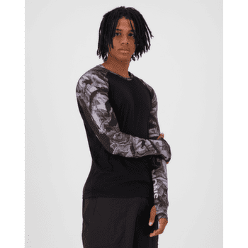 T-shirt a manches longues Mons Royale Temple Merino Long Sleeve Men Rock Camo/Black