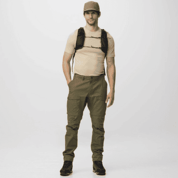 Pantalons Fjällräven ABISKO HYBRID TRAIL TROUSERS ZIP-OFF MEN Laurel Green