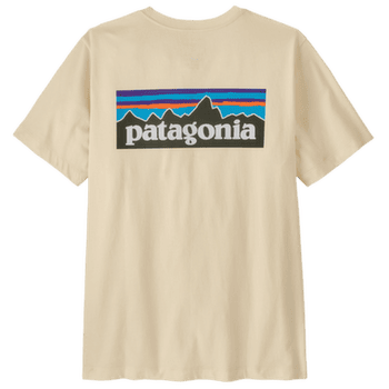 T-shirt a manches courtes Patagonia P-6 Logo T-Shirt Men Undyed Natural