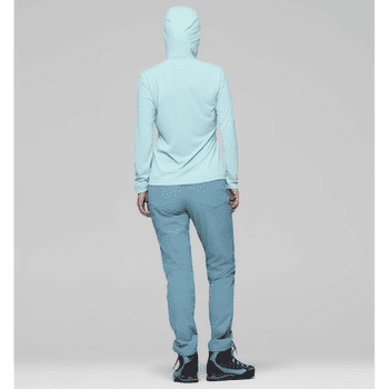 T-shirt a manches longues Norrona femund tech Hood Women Aqua Haze