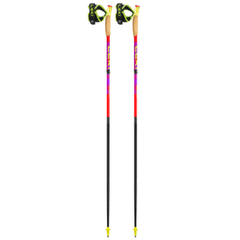 Trou Leki Ultratrail FX.One bright red-violet-neonyellow