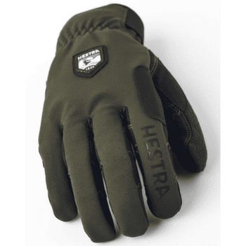 Gants Hestra Ergo Grip Wool Touring - 5 finger Dark forest / Black
