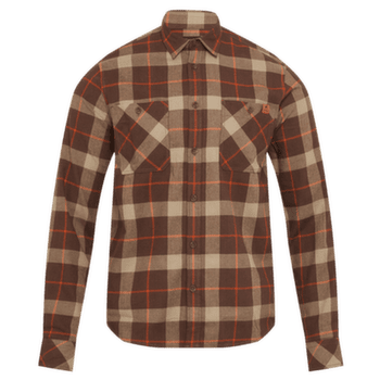 Chemises a manches longues Mammut Alvra Longsleeve Shirt Men soil-sablun