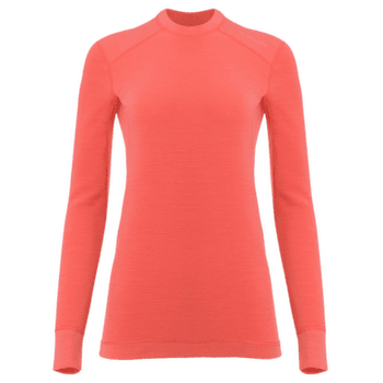 T-shirt a manches longues Aclima StreamWool Crew Neck Women Spiced Coral