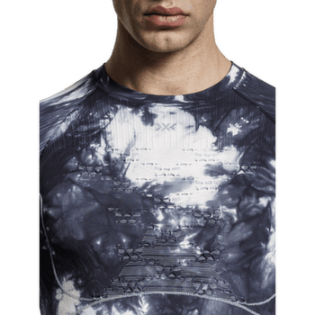 T-shirt a manches longues X-Bionic ENERGY ACCUMULATOR WILD SHIRT LS MEN TieDye X Black/X White