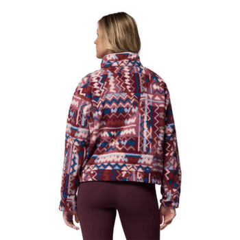 Sweat-shirt Columbia Helvetia™ II Printed Cropped Half Snap Women Antique Mauve, Geomix 555