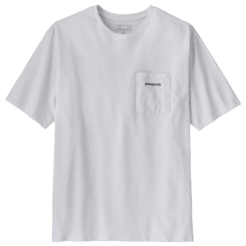 T-shirt a manches courtes Patagonia Boardshort Logo Pocket Responsibili Tee Men Fiber White