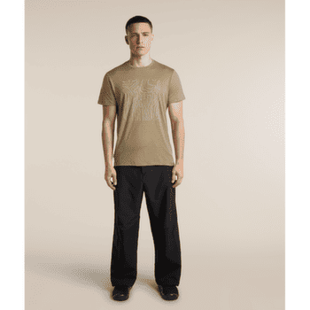 T-shirt a manches courtes Icebreaker Merino 150 Tech Lite SS Tee Great Heights Men CUMIN