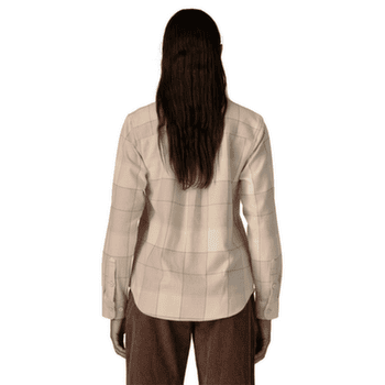 Chemises a manches longues Patagonia FJORD FLANNEL SHIRT Women Snow Owl: Rutabaga White