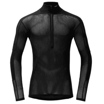 Pull Devold Wool Mesh Pro Zip Neck Man 950A BLACK