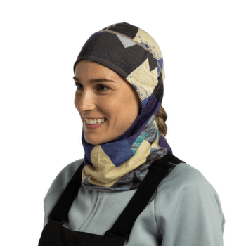 Capuche Buff MERINO MW HINGED BALACLAVA KANS MULTI