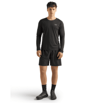 T-shirt a manches longues Arcteryx Norvan Downword Logo LS Men Black