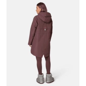 Veste longue Kari Traa Mona Parka COCOA/COCOA POWDER