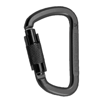 Mousqueton Rock Empire Steel Carabiner D KL-2T Black černá 008
