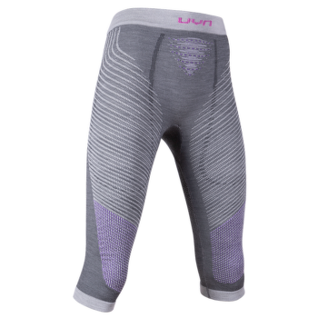 Leggings 3/4 UYN Fusyon UV Pants Medium Women Anthracite/Purple/Pink