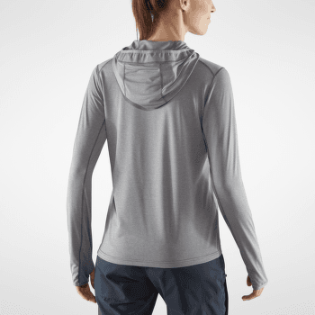 T-shirt a manches longues Fjällräven Abisko Sun-hoodie Women Port