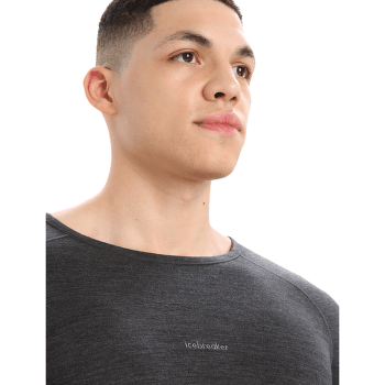 T-shirt a manches longues Icebreaker 200 ZoneKnit LS Crewe Men JET HTHR/BLACK/METRO HTHR/CB