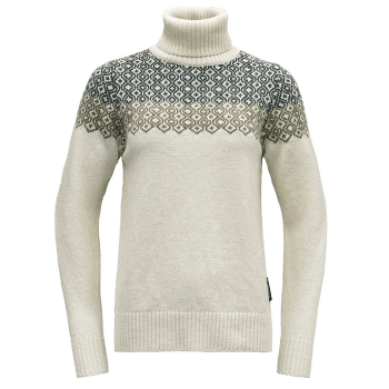 Pull Devold Syvde Wool High Neck Women 000A OFFWHITE