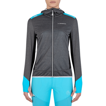 Sweat-shirt La Sportiva AEQUILIBRIUM THERMAL HOODY Women Black/Malibu Blue