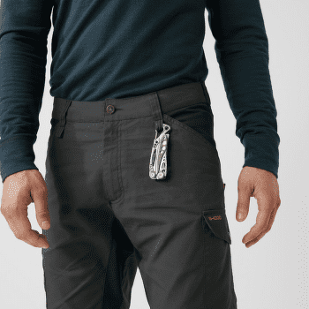 Pantalons Fjällräven Kaipak Trousers Men Dark Grey-Black
