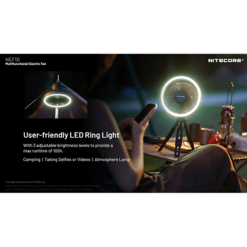 Větrák Nitecore NEF10 Grey
