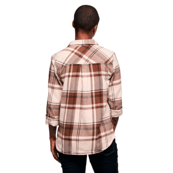 Chemises a manches longues Black Diamond Project Flannel Women Chalk Pink-Walnut Plaid