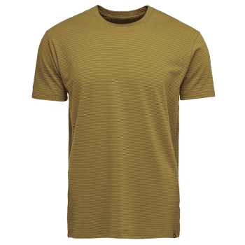 T-shirt a manches courtes Black Diamond BD Stripes SS Tee Men Dark Curry-Amber