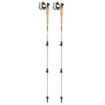 Trou Leki Cross Trail TA white-goldbrown-black