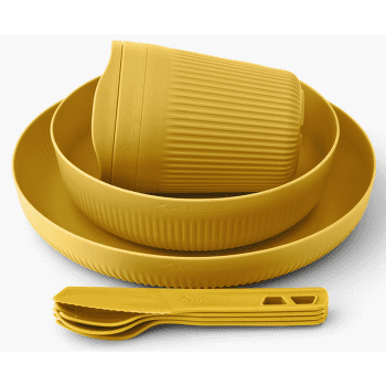 Ensemble Sea to Summit Passage Dinnerware Set - [1P] [7 Piece] Arrowwood Yellow