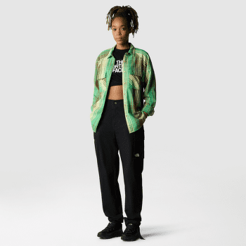 Chemises a manches longues The North Face SET UP CAMP FLANNEL Women OPTIC EMERALD TESSELLATION MEDIUM PLAID