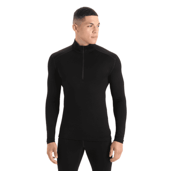 T-shirt a manches longues Icebreaker Merino 260 Tech LS Half Zip Men Black