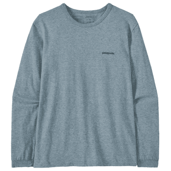 T-shirt a manches longues Patagonia Long-Sleeved P-6 Logo Women Thermal Blue