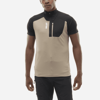 T-shirt a manches courtes Millet Kamet TS Zip SS Men BOTTLE