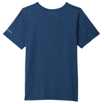 T-shirt a manches courtes Columbia Tech Trail™ Short Sleeve Graphic Shirt Collegiate Navy Heather, Ridge Line Life 464