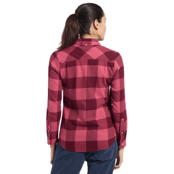 Chemises a manches longues La Sportiva RAMBLER FLANNEL SHIRT WOMEN Redwood_R25R25