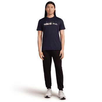 T-shirt a manches courtes Icebreaker Merino 150 Tech Lite SS Tee The Peaks Men ATLANTIS