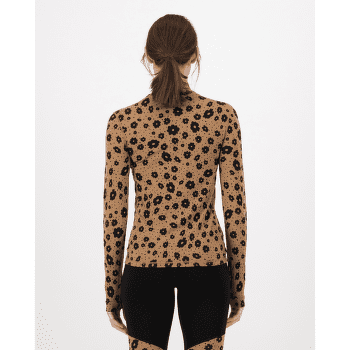 T-shirt a manches longues Mons Royale Cascade Merino Base Layer Mock Neck Long Sleeve Women Purple Bolt
