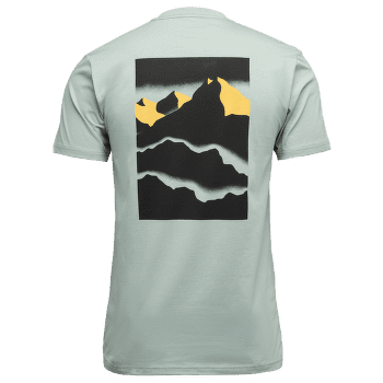 T-shirt a manches courtes Black Diamond Mountainscape SS Tee Men Agave