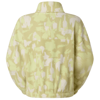 Sweat-shirt The North Face MOUNTAIN ATHLETICS FLEECE 1/4 ZIP-PRIN Women MKO LEMON MIST PAINTED MOUNTAINS PRINT