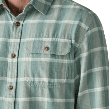 Chemises a manches longues Patagonia Long-Sleeved Cotton in Conversion Lightweight Men Marine Layer: Blue Sage