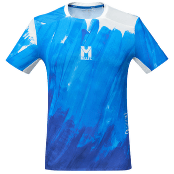 T-shirt a manches courtes Millet Intense Pro Light TS SS Men ICON BLUE/WHITE