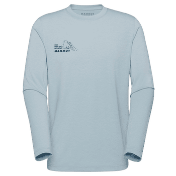 T-shirt a manches longues Mammut MOUTAIN LONGSLEEVE T-SHIRT MEN BLUEMLISALPHORN nebla