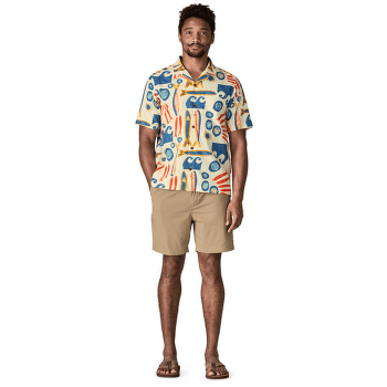 Chemises a manches courtes Patagonia Tidal Threads Camp Shirt Men Tropiclimb: Hot Ember