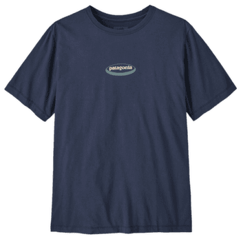 T-shirt a manches courtes Patagonia ’95 Oval Logo T-Shirt Men New Navy: Kaleido