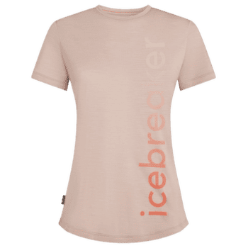 T-shirt a manches courtes Icebreaker Merino Blend 125 Cool-Lite Sphere SS Tee IB Vertical Women PINK QUARTZ