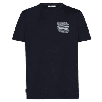 T-shirt a manches courtes Icebreaker Merino 150 Tech Lite SS Tee Evolving Layers Men Midnight Navy